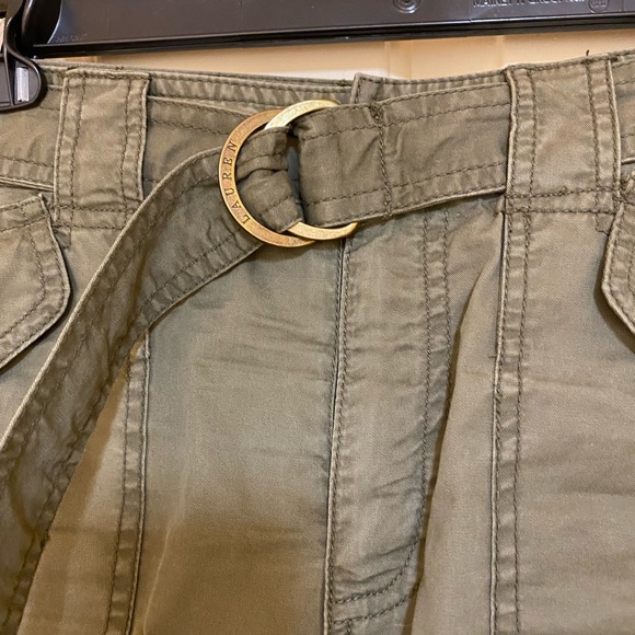 Ralph Lauren Army Green Cotton Shorts - Picture 2 of 6